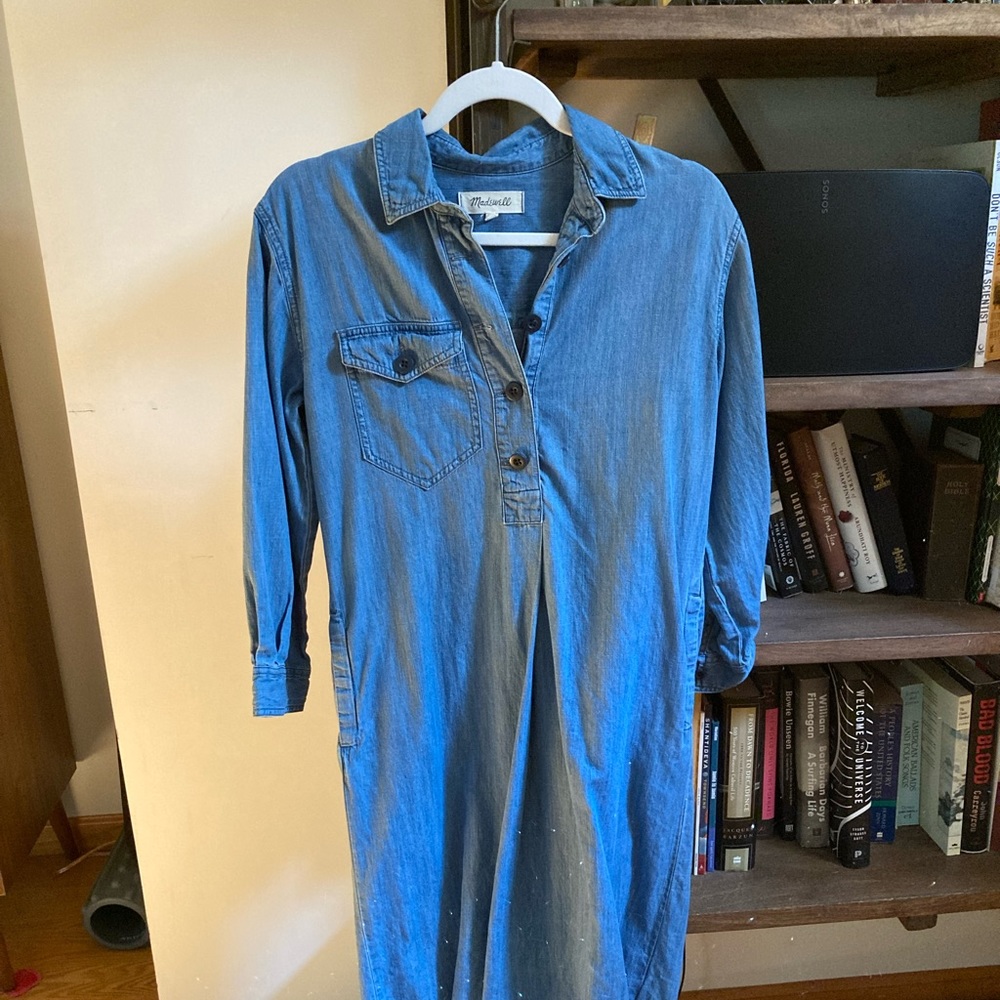 Cotton Denim Dress
